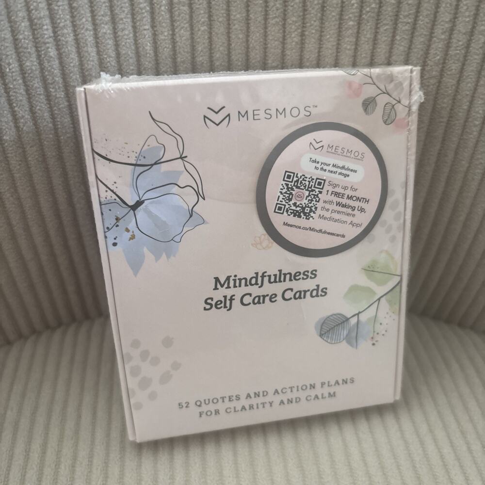 52 Mindfulness Cards with Action Plans Relaxation Stress Relief Meditation
